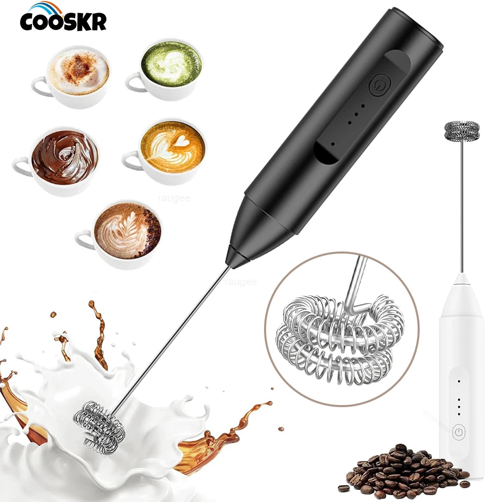 Milk Foam Machine Cream Blender Electric Coffee Frother Portable Hand
