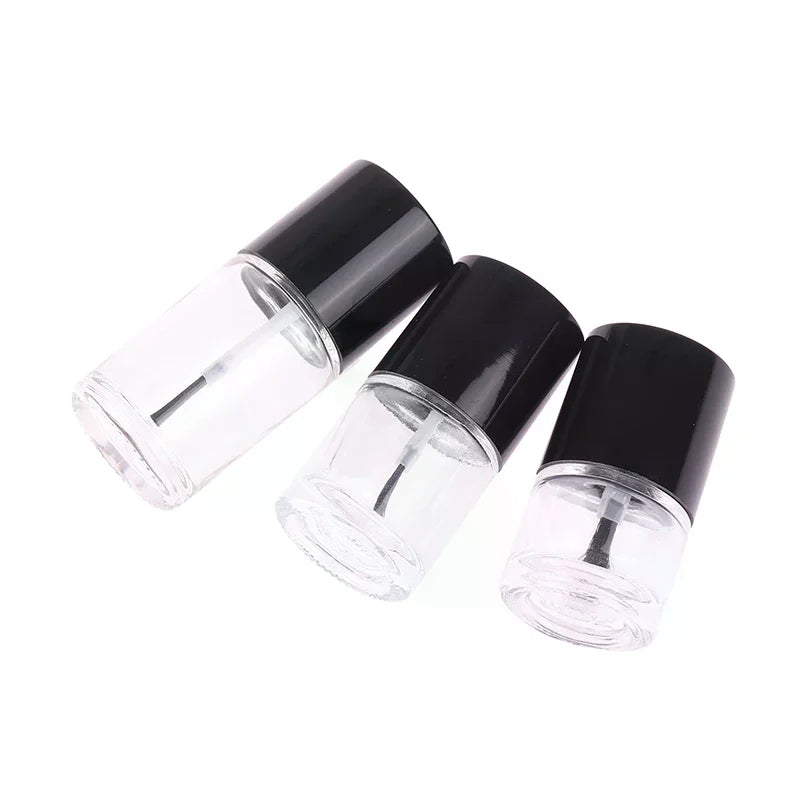 5 10 Empty Nail Polish Bottle Cosmetic Containers Glass Bottles Brush Zpaxo