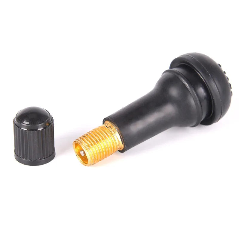 TR413 Tubeless Car Wheel Tire Valve Stems Caps Tyre Rubber Valves