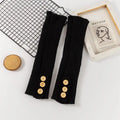Y2k Winter Leg Warmers Fluffy Goth Accessories Gothic Lolita Knit Zpaxo one size Black