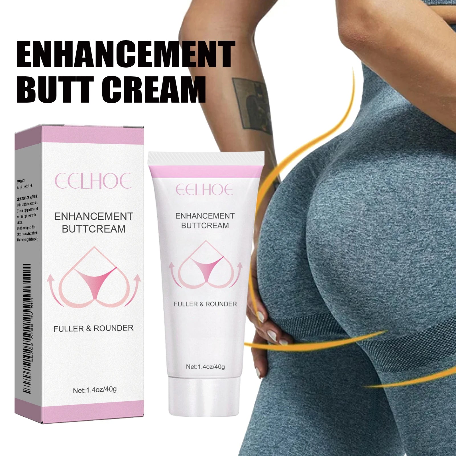 Butt Enhancement Cream Enhancer Hip Butt Lifting Improving Hip Sagging, Hip Dropping, Effective Butt Enlargement Massage Cream Zpaxo