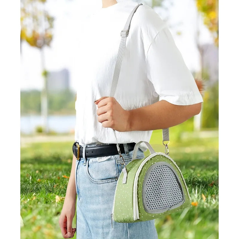 Hamster Bag Squirrel Take out Bag Hedgehog Out To Pack Honey Bag Chicken Four Seasons Outdoor Lizard Pet Oblique Straddle Bag Zpaxo