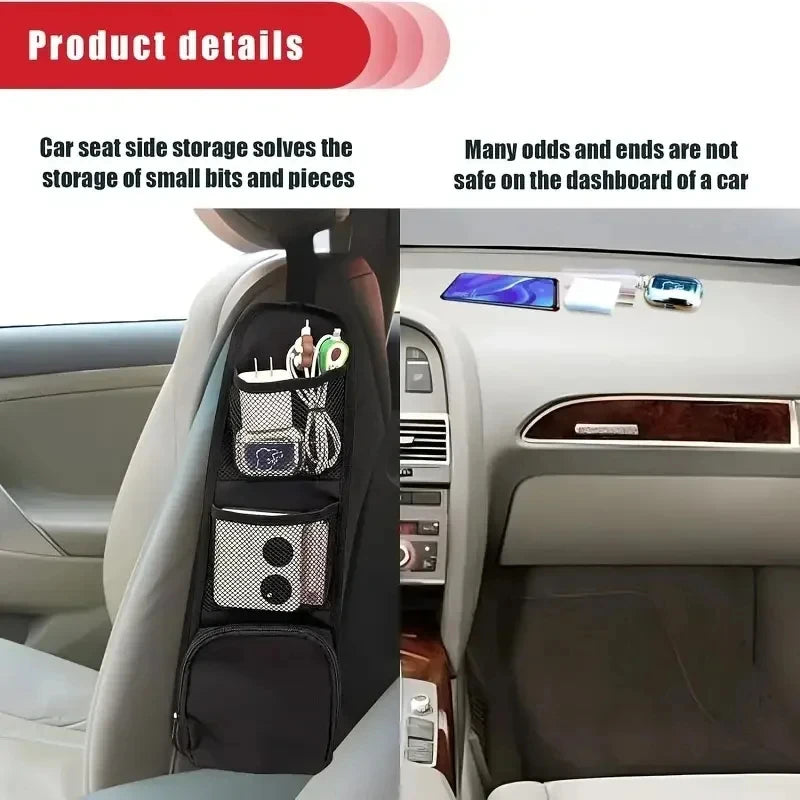 Car Seat Back Hanging Bag Oxford Cloth Waterproof Thermal Pressure