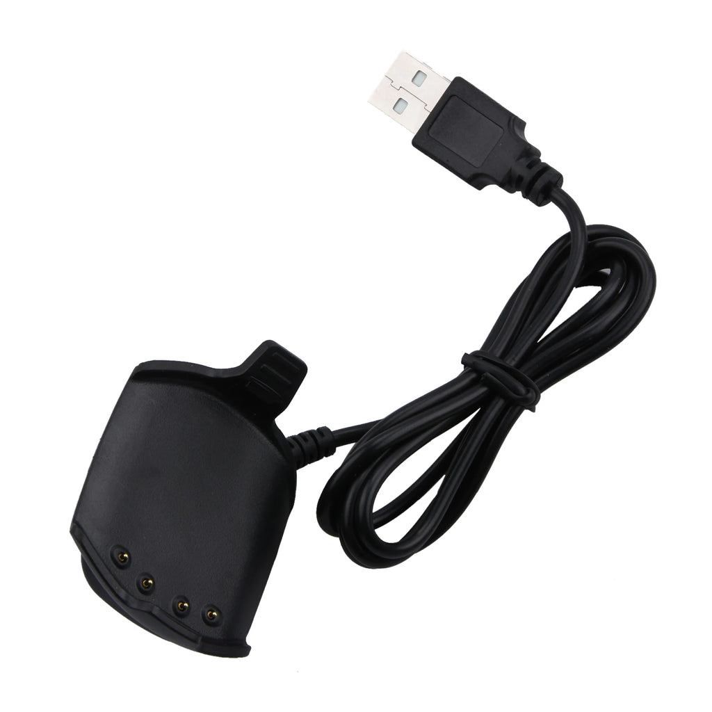 USB Cable Charger Garmin Approach S2 S4 GPS Watch Black Solid Plastic