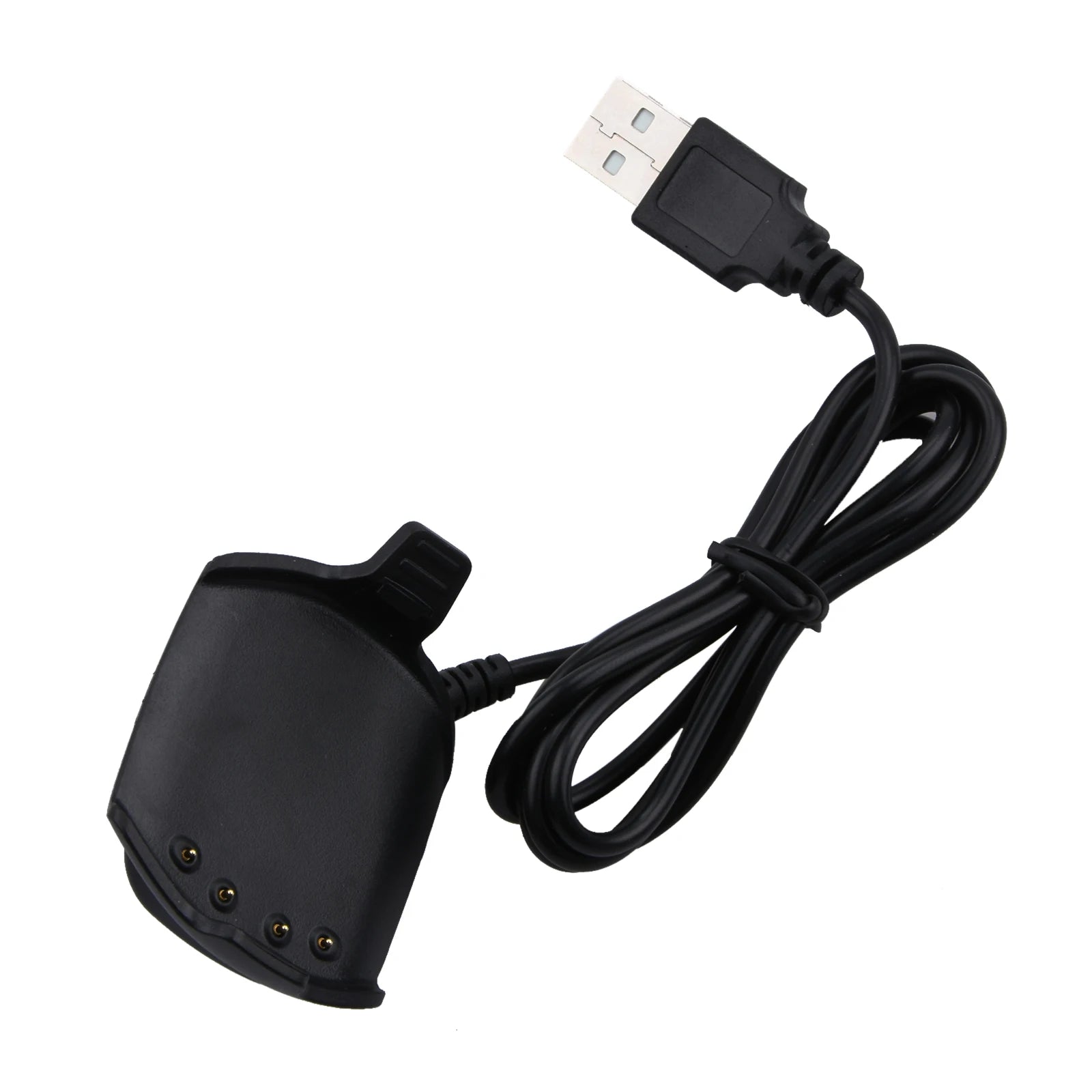 USB Cable Charger Garmin Approach S2 S4 GPS Watch Black Solid Plastic