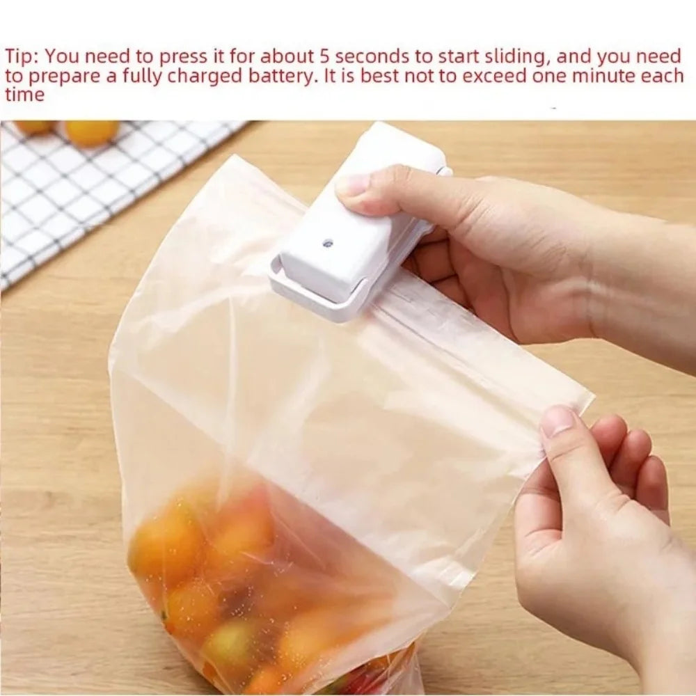 Portable Mini Heat Sealer Plastic Bags Snack Food Bag Sealing Machine