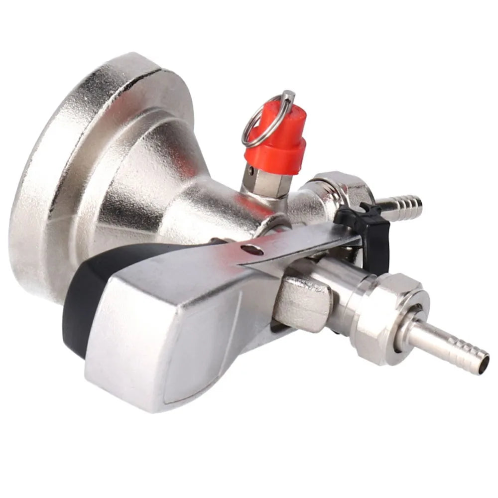 G5/8 A-Type Keg Coupler with Relief Valve – 7-Piece SS Set