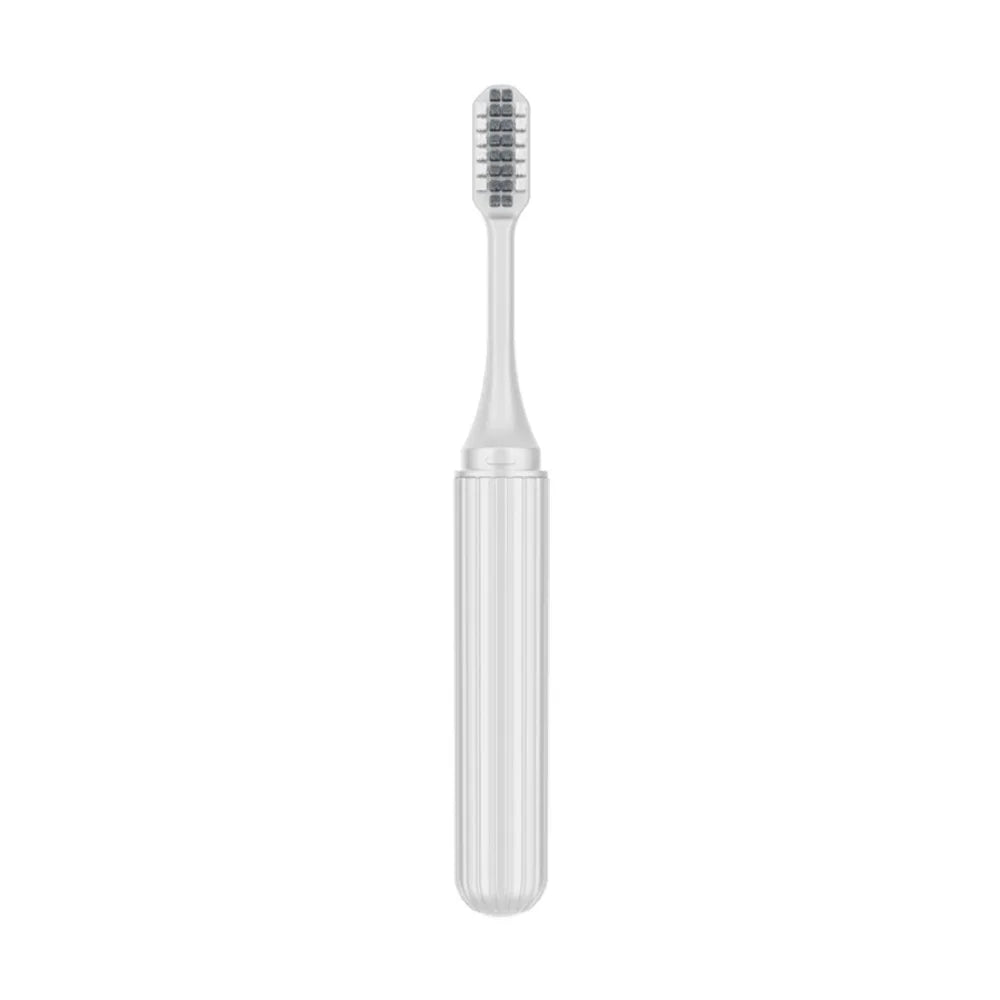 Foldable Travel Toothbrush Portable Soft Bristle Small Dental Brush Zpaxo White