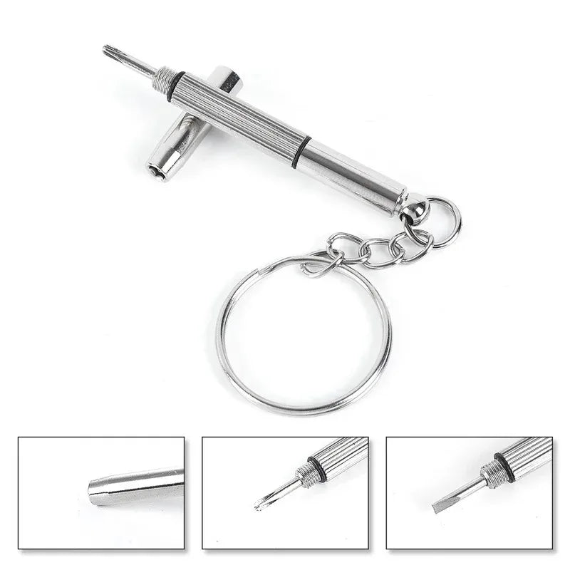 Mini 3-in-1 Screwdriver Kit for Eyeglasses, Watches & Home Repair