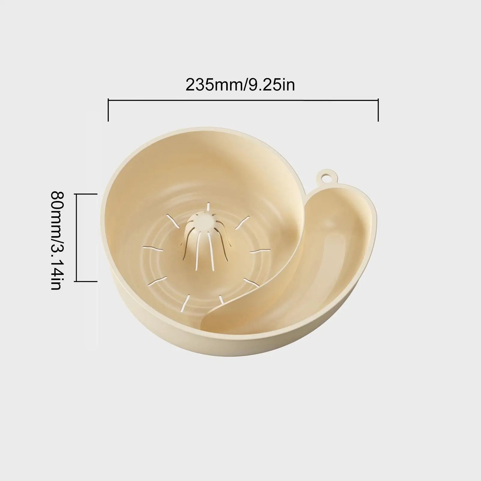 Fruit Washing Bowl with Strainer Fruits Vegetables Washing Bowl Cute Design Animal-Inspired Colander Drain Basket for Kitchen Zpaxo