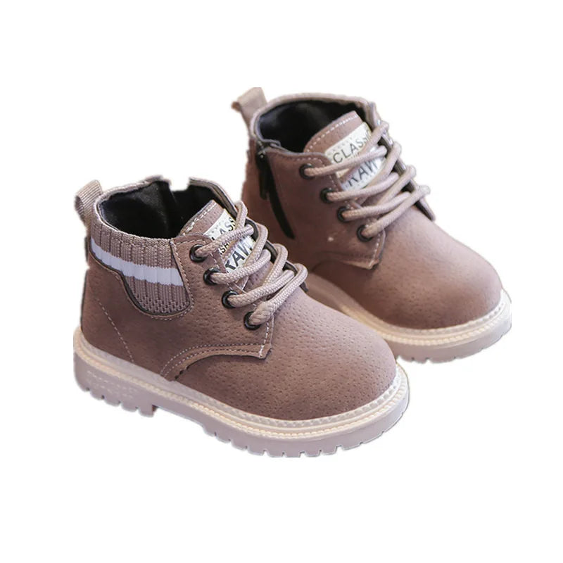 2022 Autumn Winter Kids Boots Girls Boys Warm Snow Child Short Boot Zpaxo