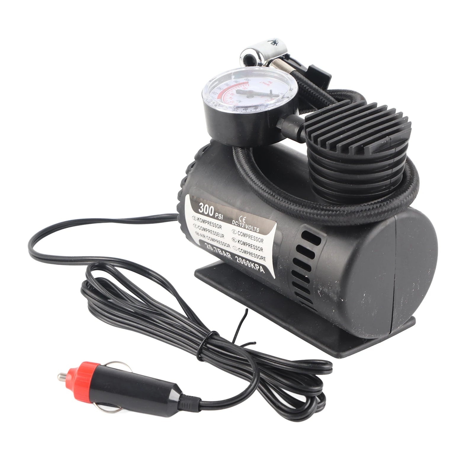 Car Air Pump 12V Design Scratch Resistant Mini Portable Tire