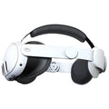 Upgrade Elite Halo Strap Alternative Head Strap Balanced Head Pressure Anti-Stifling Adjustable for Meta Quest 3 VR Accessories Zpaxo WHITE