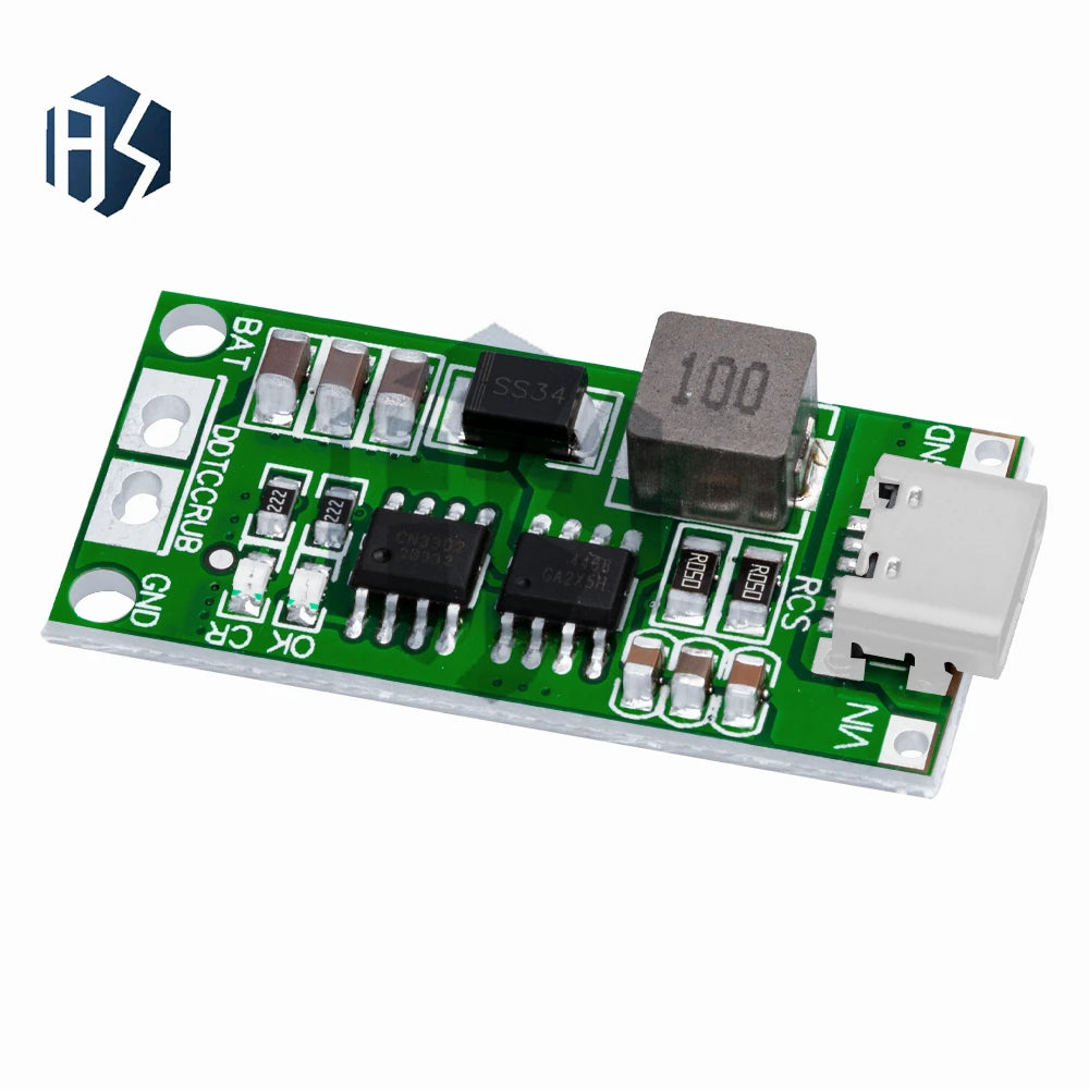 2S/3S/4S 1a 2a 4a LiPo/Li-Ion Boost Charger Module (Type-C Input) – 8.4V/12.6V/16.8V Output for 18650 batteryy Zpaxo