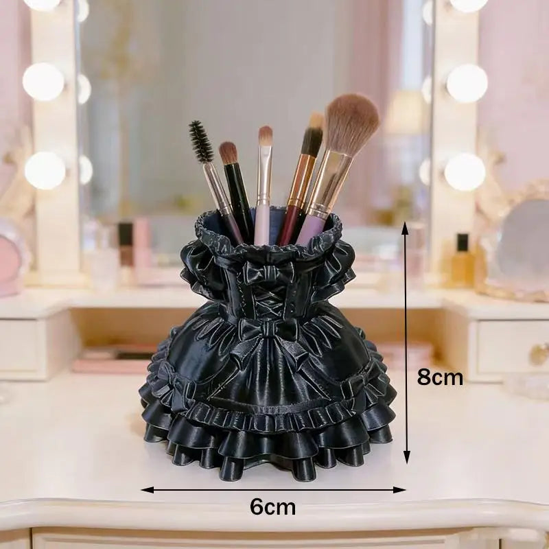 CMPrincess Dress Lolita Cute Desktop Storage Box Pen Holder Cosmetic