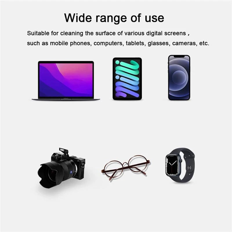 1 3 5 Soft Microfiber Wipe Cloth Phone Tablet Camera Lens Dust