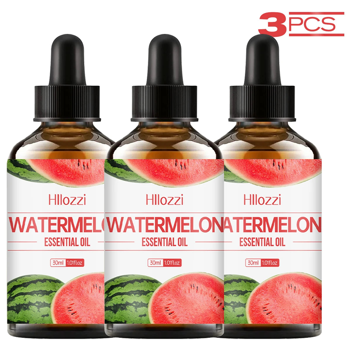 Plant Essential Oil 3 Fruit Aromatherapy Soap Making DIY Multi Zpaxo WATERMELON 3PCS 30ml