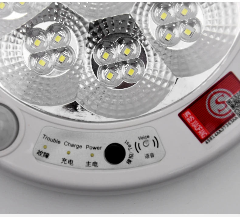 PIR Radar LED Emergency Ceiling Light – Rechargeable 7W/11W