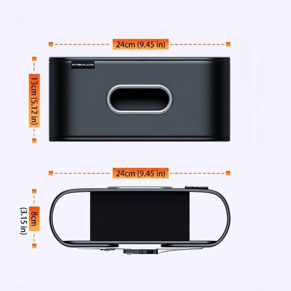 Easy Install Car Tissue Box Waterproof Portable Holder Durable Zpaxo