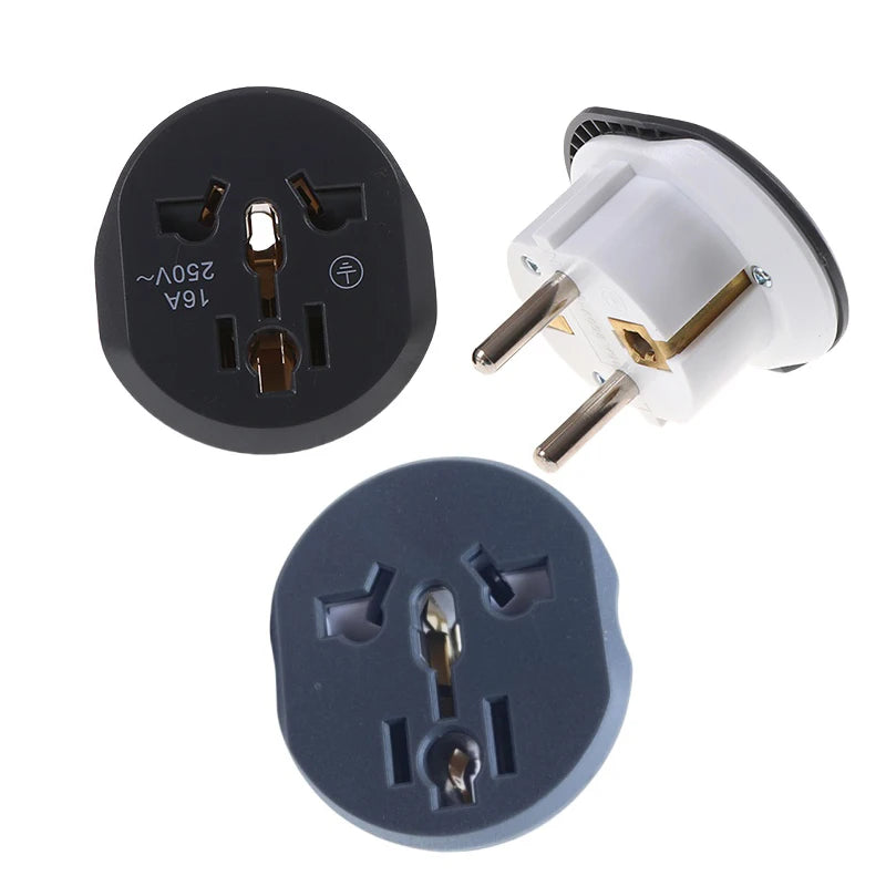16A Universal EU Travel Adapter – UK US AU to EU Plug