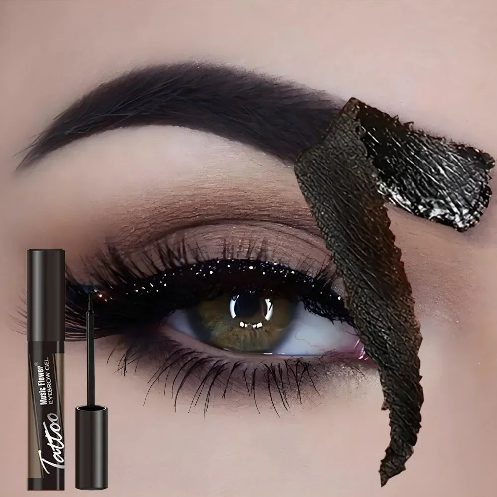 Waterproof Semi Permanent Eyebrow Gel Durable Tattoo Easy Peel Off