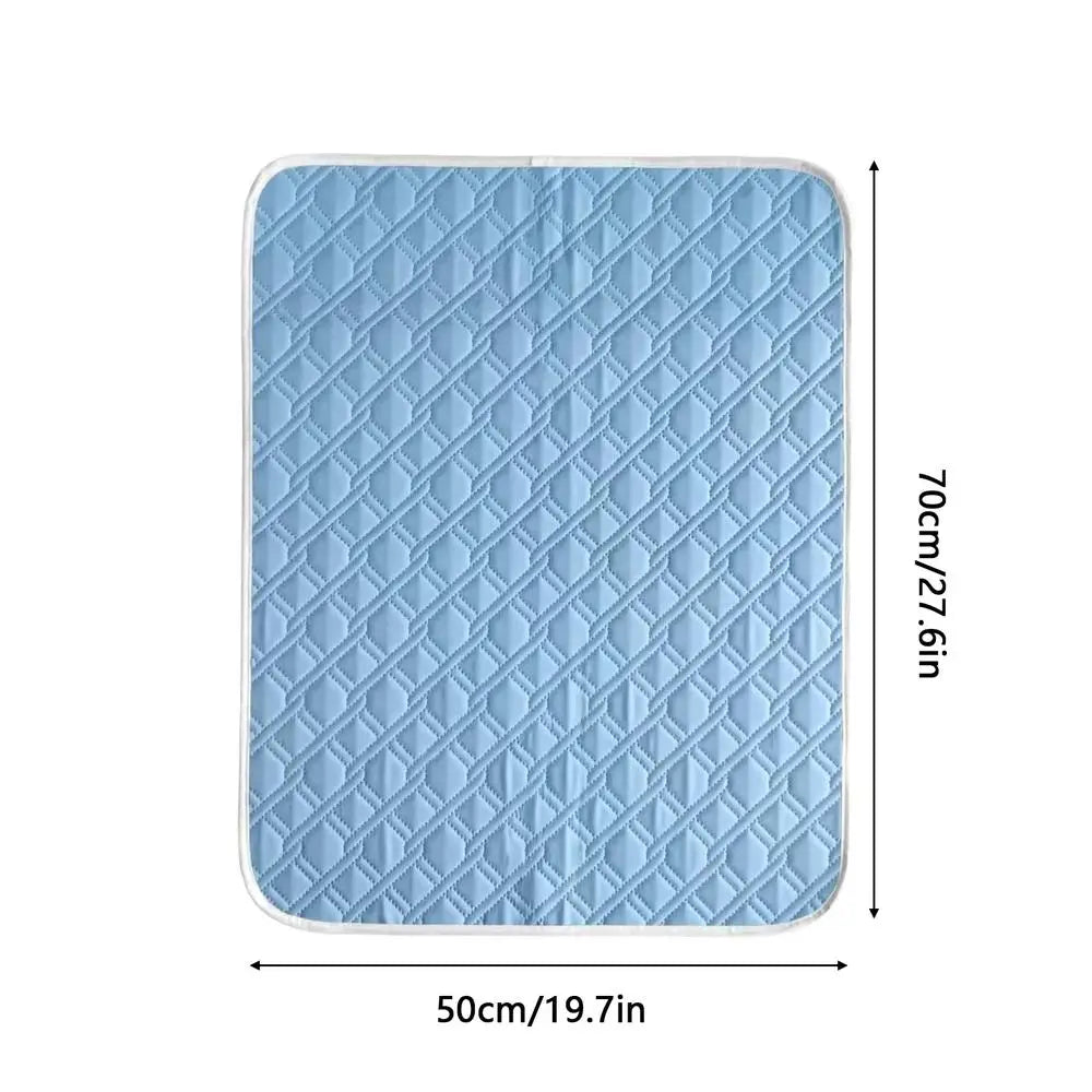 Dog Cooling Pad Summer Breathable Washable Soft Cat Bed Sleeping