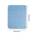 Dog Cooling Pad Summer Breathable Washable Soft Cat Bed Sleeping