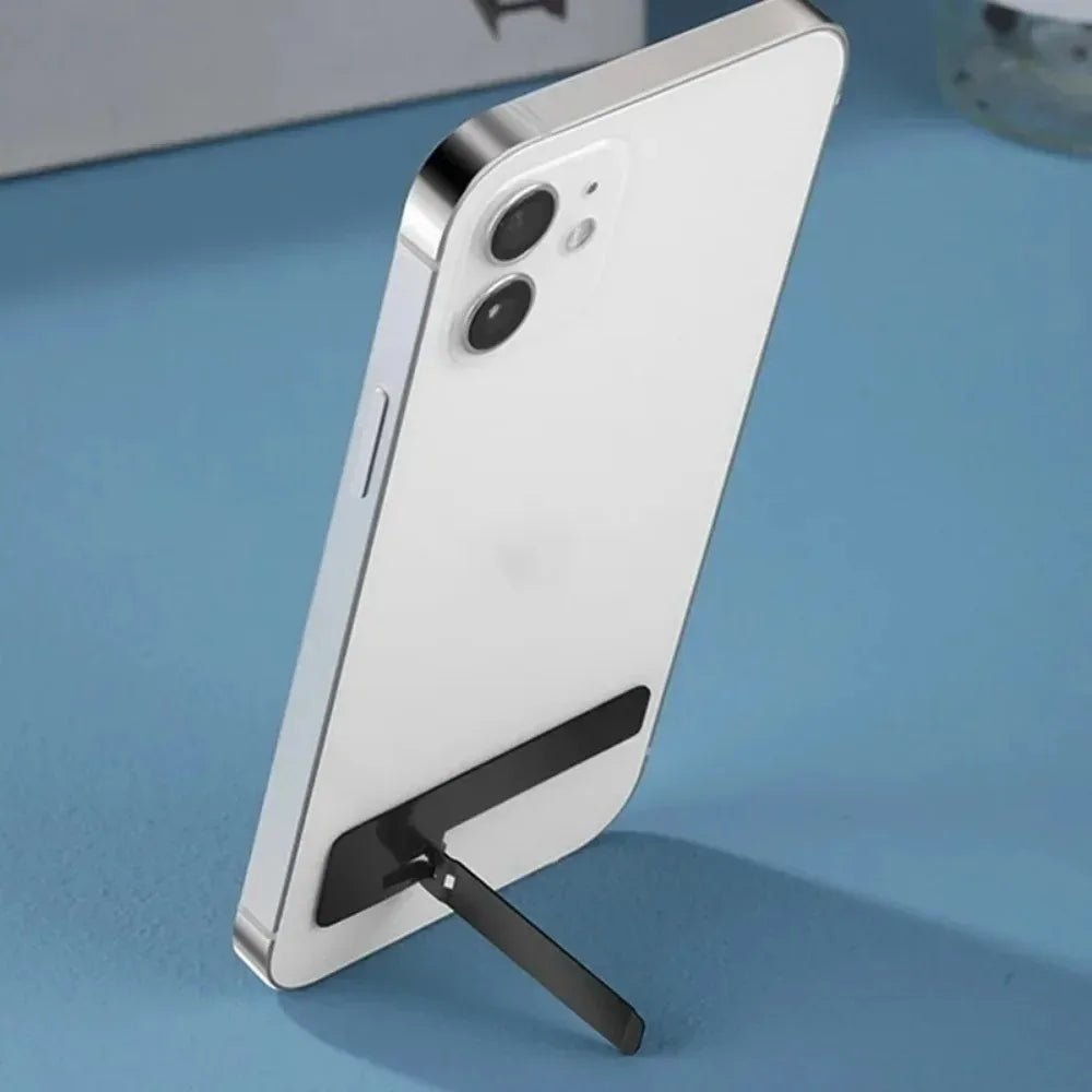 Ultra-Thin Adhesive Phone Stand – Folding Invisible Kickstand Phone Kickstand Zpaxo