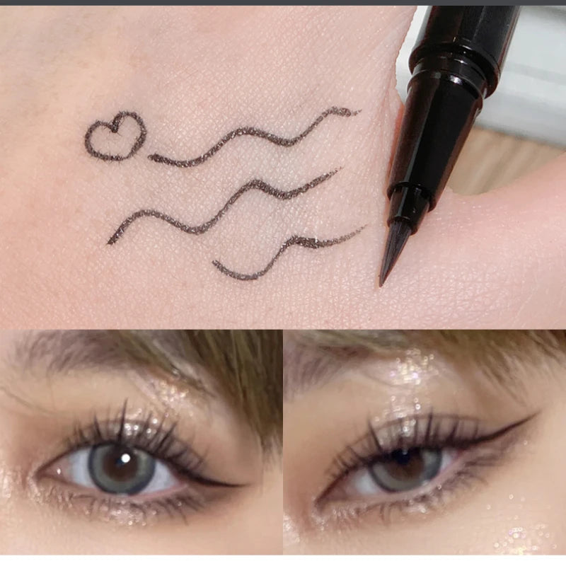 Professional Fast Dry Smooth Waterproof Eyeliner Pencils Eyes Brown