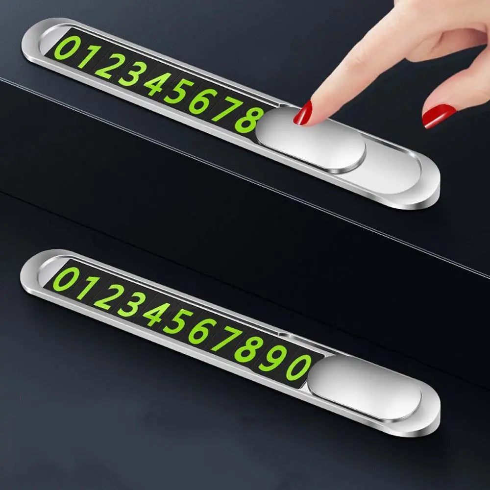 Night Noctilucent Parking Stop Sign Car Park Supplies Luminous Phone Zpaxo