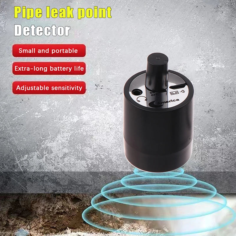 Acoustic Water Leak Detector – Sound Amplifier Probe & Headset