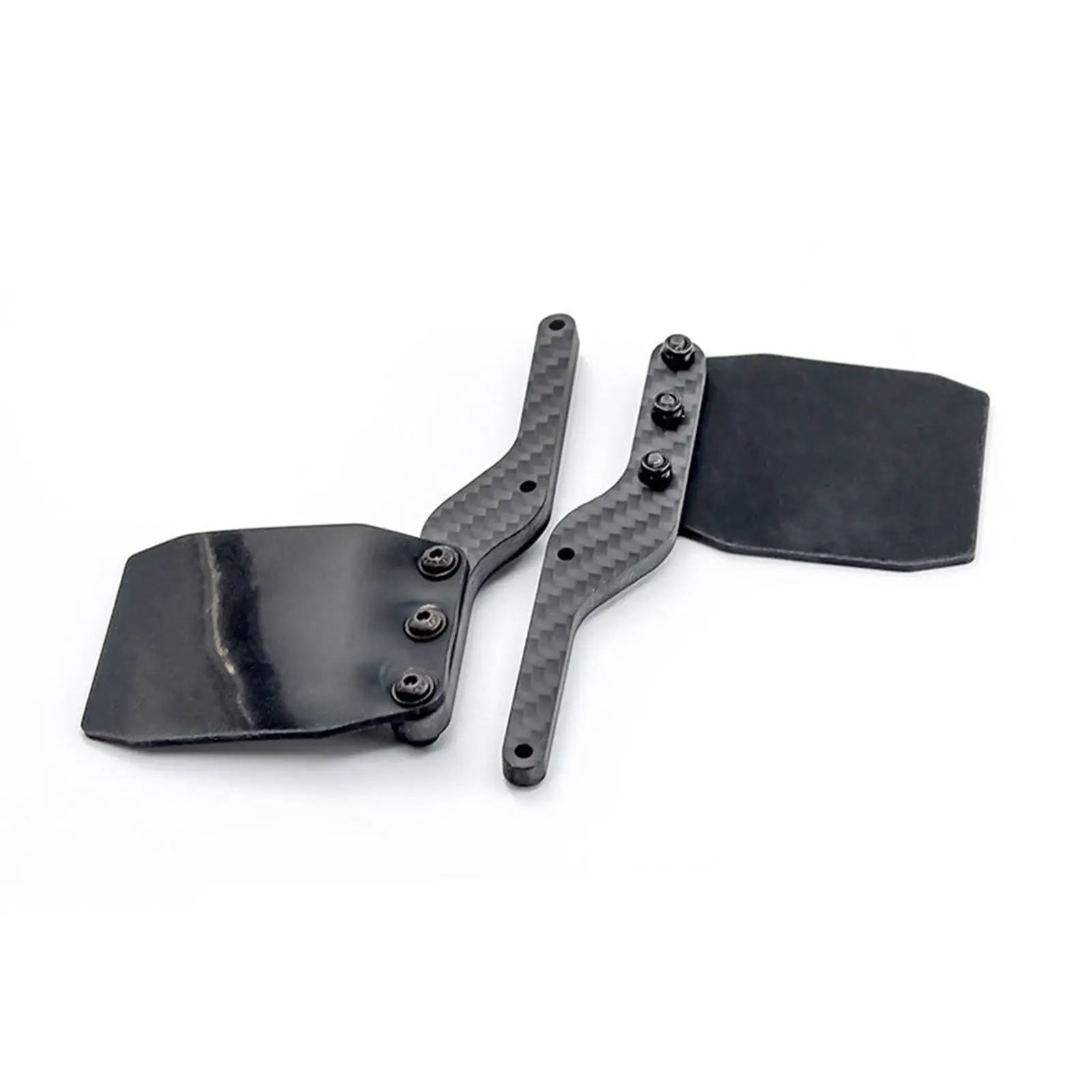 2Pcs/Set 1/7 RC Car Rear Mud Flag Carbon Fiber Fender Mount Bracket For ARRMA 1/7 MOJAVE V2 EXB Truck RC Car Accessories Upgrade
