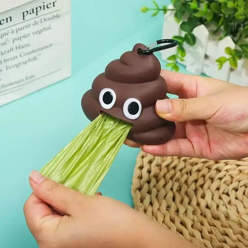 Portable Dog Toilet Bag Dispenser Garbage Shell Holder Manure