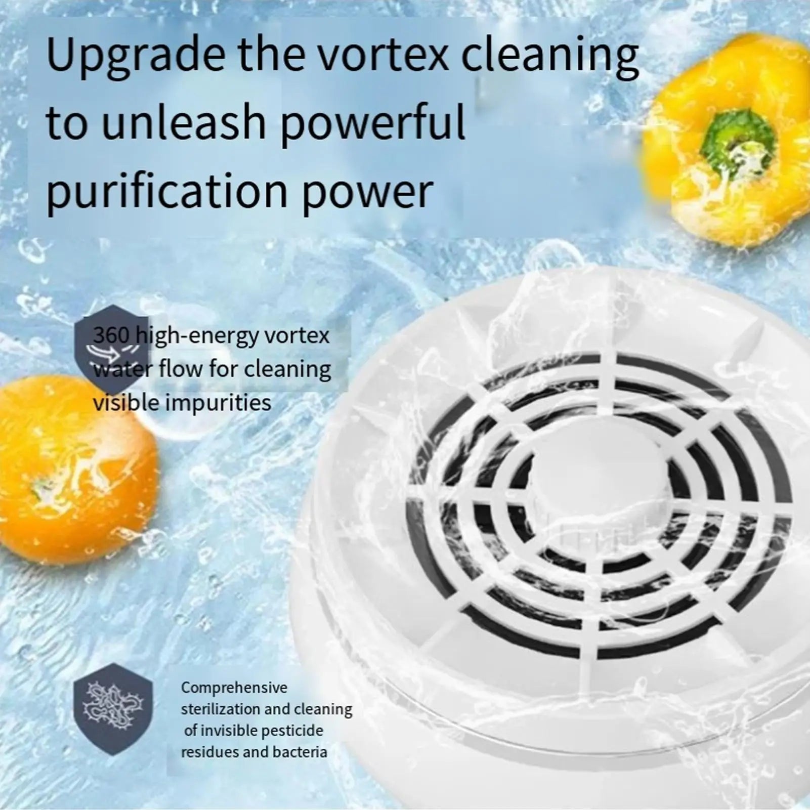 Kitchen Fruit Cleaner Machine Portable Food Purifier Electrolysis 4