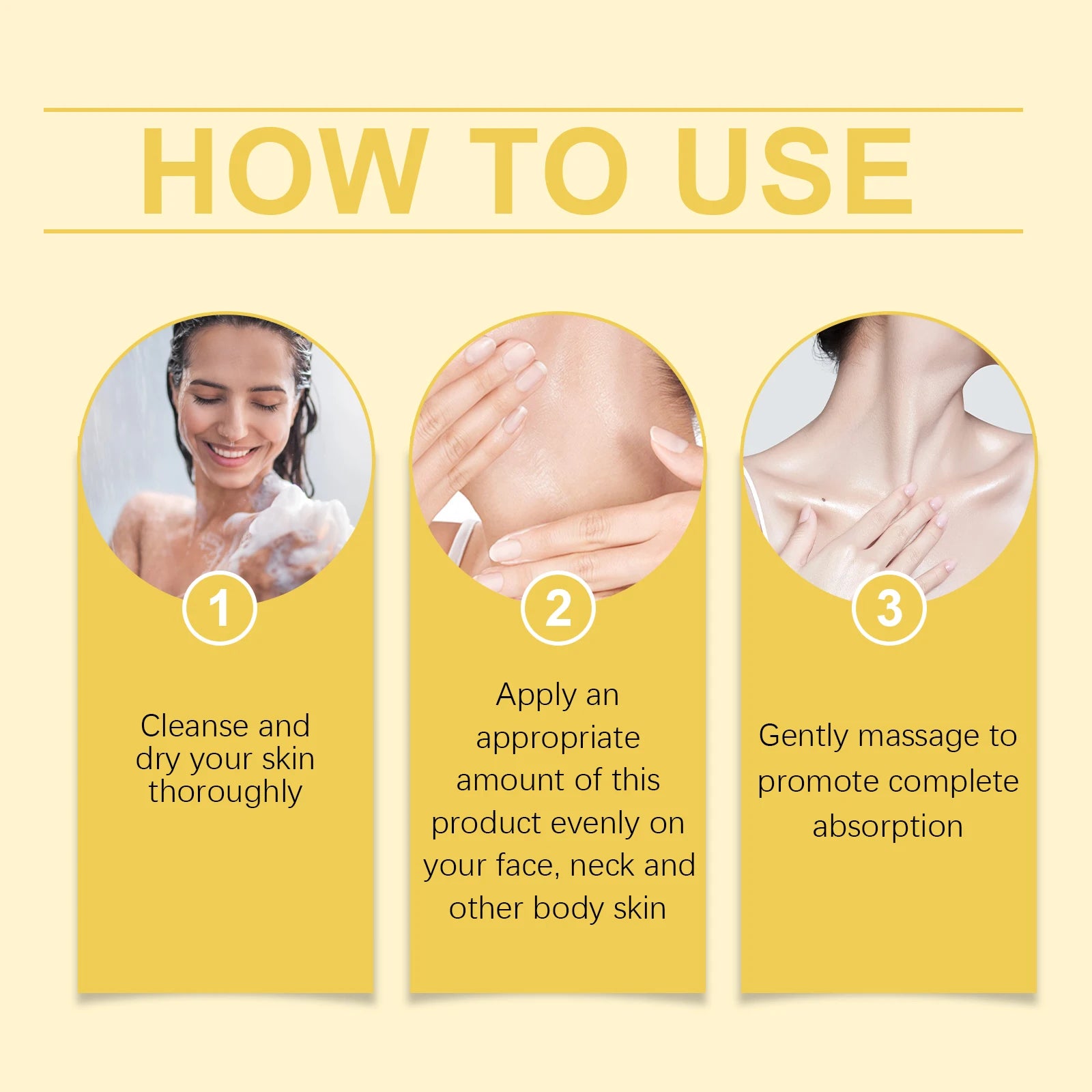 EELHOE Bee Venom Skin Treatment Cream Natural Bee Venom Neck Cream Balance Skin Texture Quickly Improve Skin Imperfections 50g Zpaxo