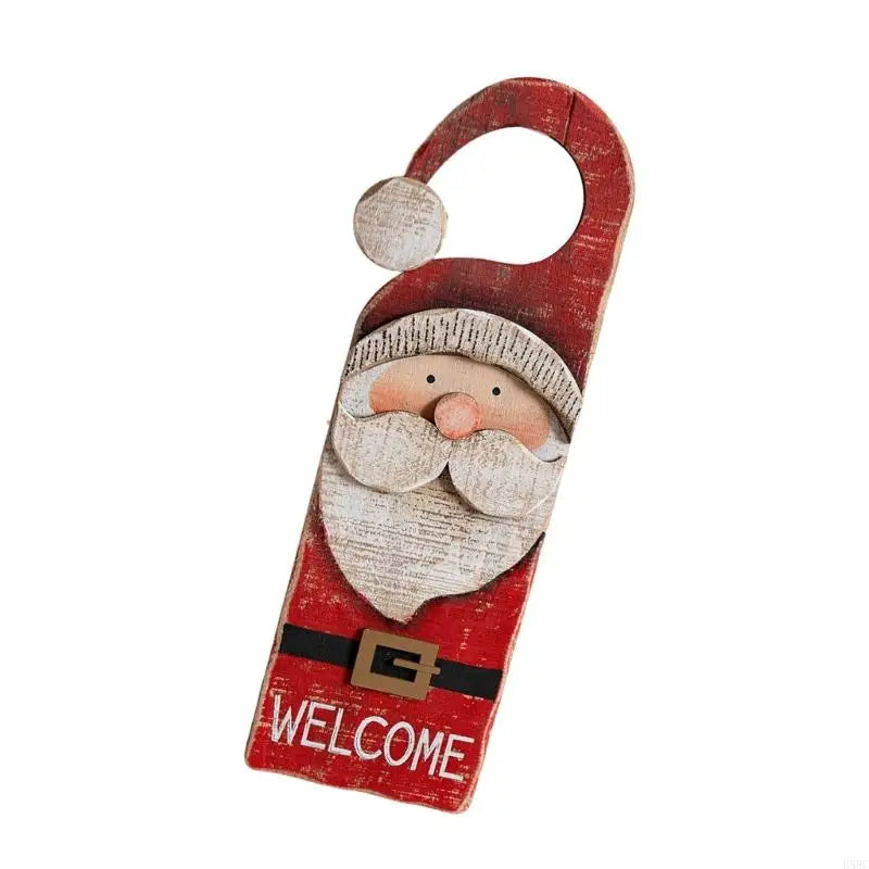 Festival Wooden Door Decoration Enhances Holiday Cheer Perfect