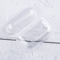 Transparent Earphone Case For AirPods 1/2/3/ Pro 1 2 Clear Hard Protective Cover With Keychain Clear Headphone Accessories Kit Zpaxo Clear For AirPods 3
