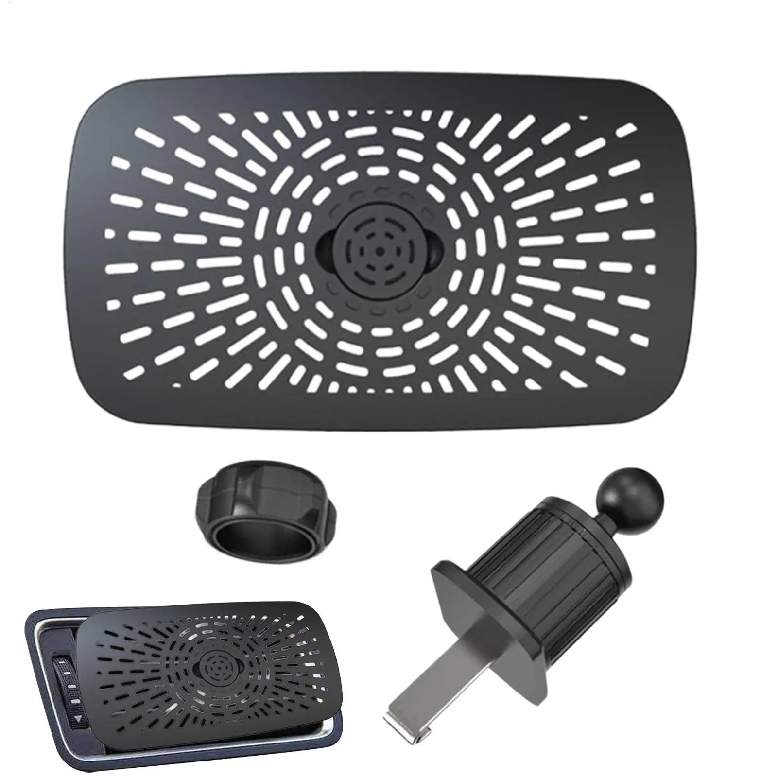 Car AC Air Vent Deflector 360 Rotating Anti Direct Wind Diverter