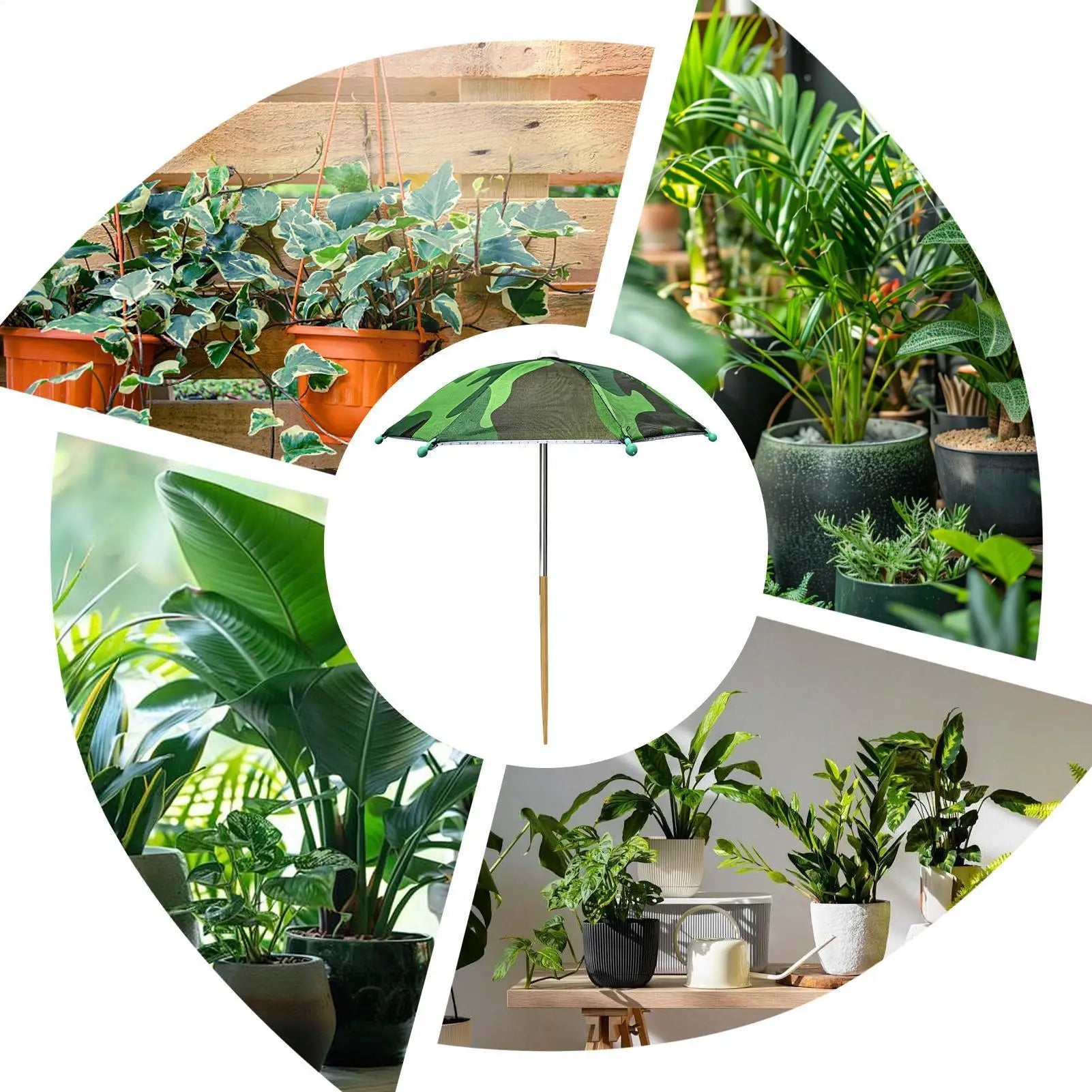 Umbrella For Plants Outdoor Flowers Outdoor Shade Parasol Outside Flowerpot Umbrella For Gardeners Patio Porch Backyard Deck Zpaxo