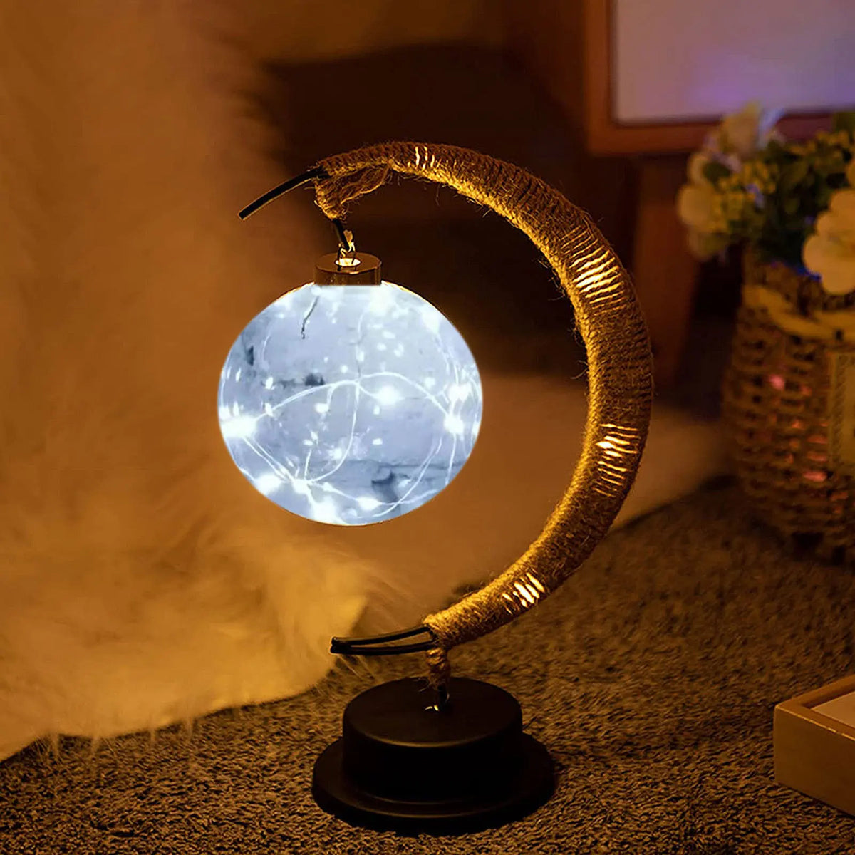 Ramadan Desk Lamp Led Moon Decoration Home Metal Kareem Light Eid Zpaxo Moon Lamp D