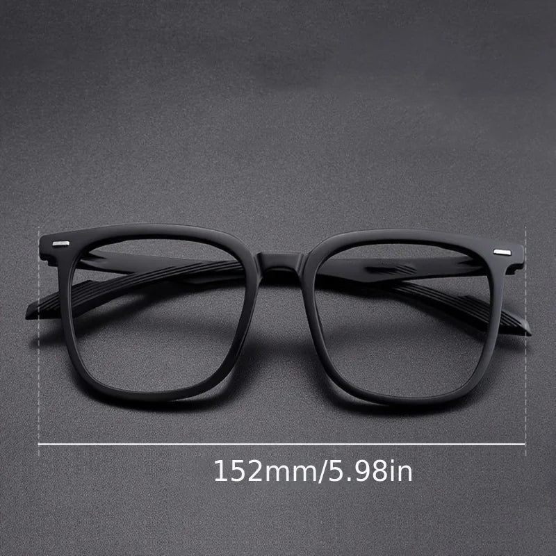 Stylish Men's Oversized Frame Fashion Glasses Perfect Daily Wear Zpaxo