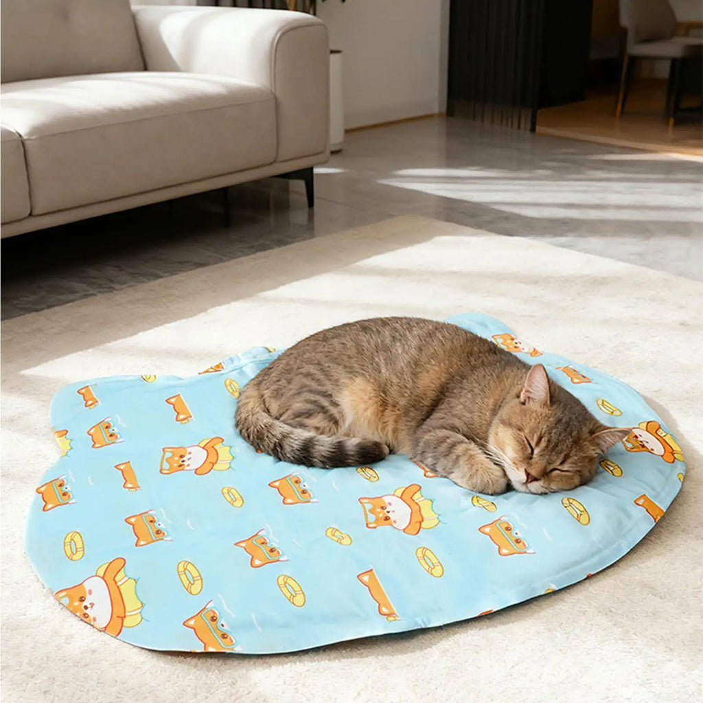 Cooling Mat For Dogs Summer Cats Resting Pad Gel Cooling Mat For Indoor Living Room Bedroom Windowsill Road Trip Vacation Travel Zpaxo