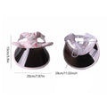 Summer Pet Cat Sun Hat With Ear Holes Dogs Sunscreen Hat Cute Adjustable Dog Fisherman Hat Pet Summer Caps Cat Pet Supplies Zpaxo 1PC