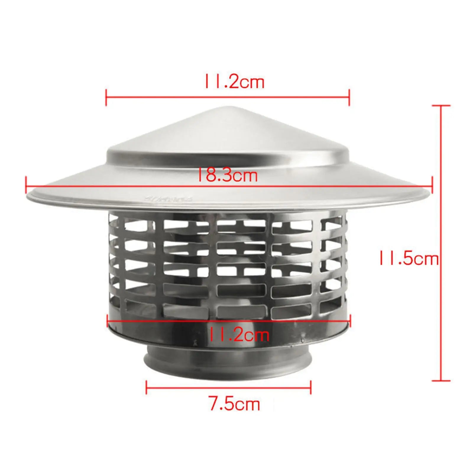 Chimney Rain Cap – Stainless Steel Rainproof Roof Vent Cover Chimney Rain Cap Zpaxo