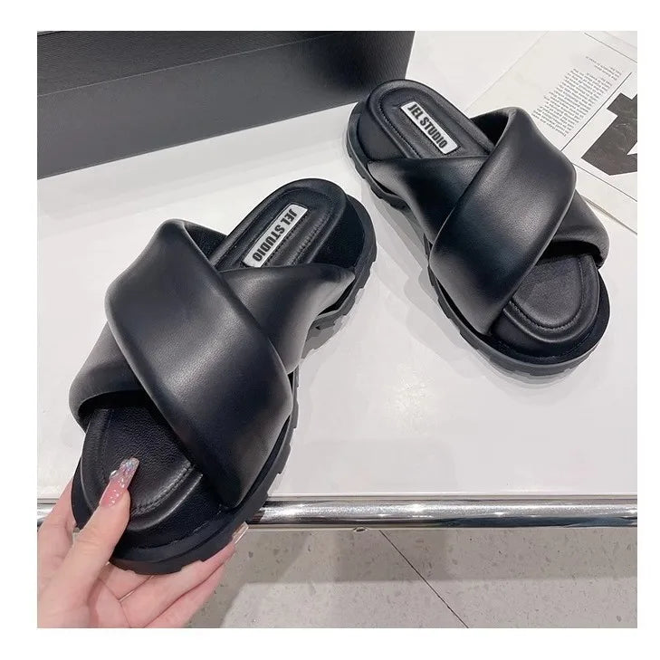 2025 Sports Sandals Rubber Velcro Large Women's Shoes Casual Zpaxo