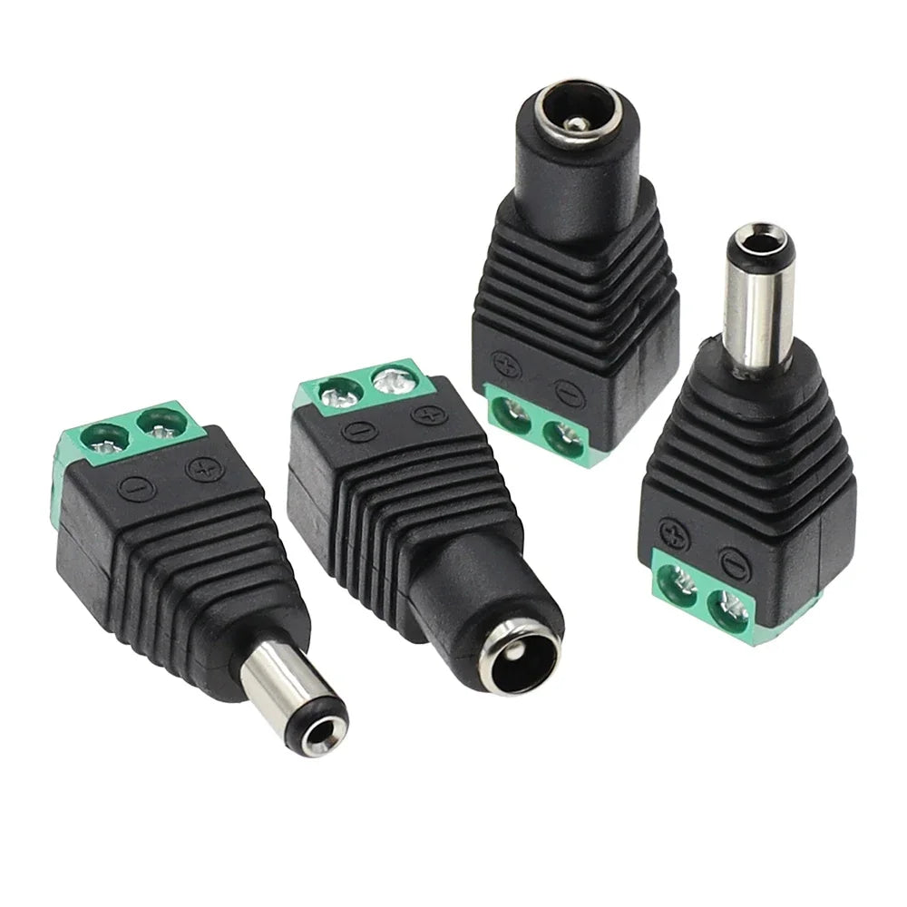 DC Power Male Female Plug Jack Adapter Connector Welding Monitoring Zpaxo