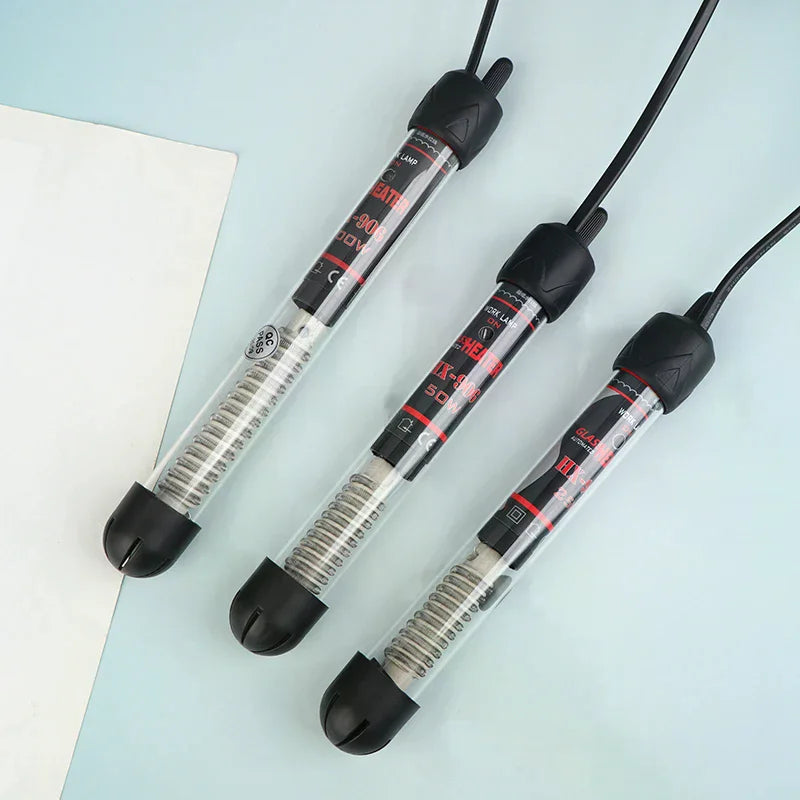 EU Plug Adjustable Temperature Thermostat Heater Rod Glass Aquarium Zpaxo