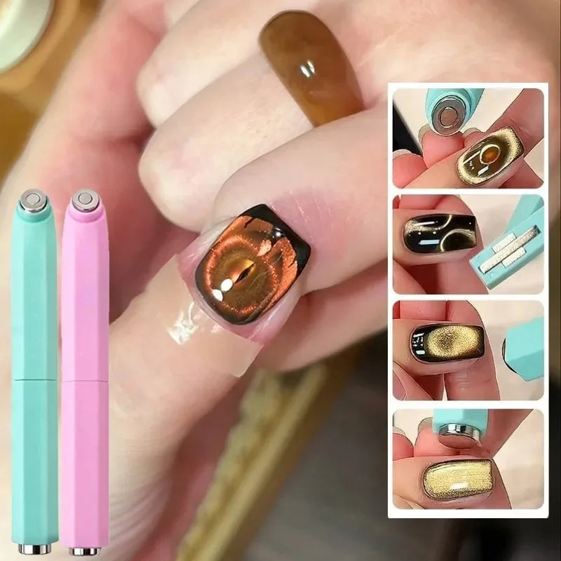 3-in-1 Ring Shaped Cat Magnetic Stick Strong Magnet 3D Circular