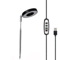 LED Grow Lamp Full Spectrum Fill Light for Indoor Plants with Adjustable Height, 3/9/12H Timer, 10-Level Dimming for Garden Zpaxo 1PC Black