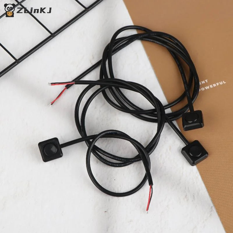 ▶1PCS Car Modification Adhesive Switches, Mini Momentary Push Buttons, Adhesive DIY Car Push Buttons, 12V ON/OFF Buttons Zpaxo